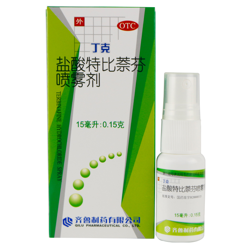 丁克 盐酸特比萘芬喷雾剂 15ml*1瓶/盒