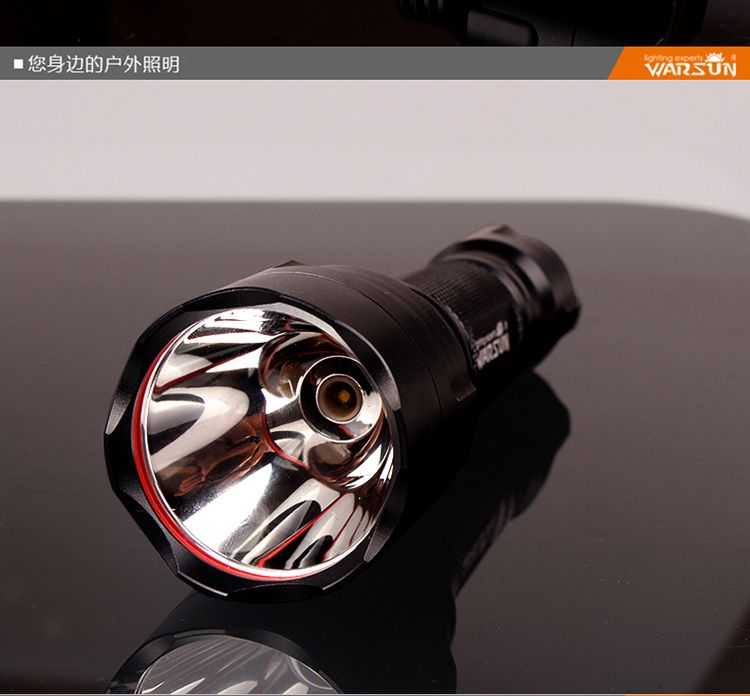 【京东】 warsun c8三星款式 户外强光手电筒 充电防水远射手电